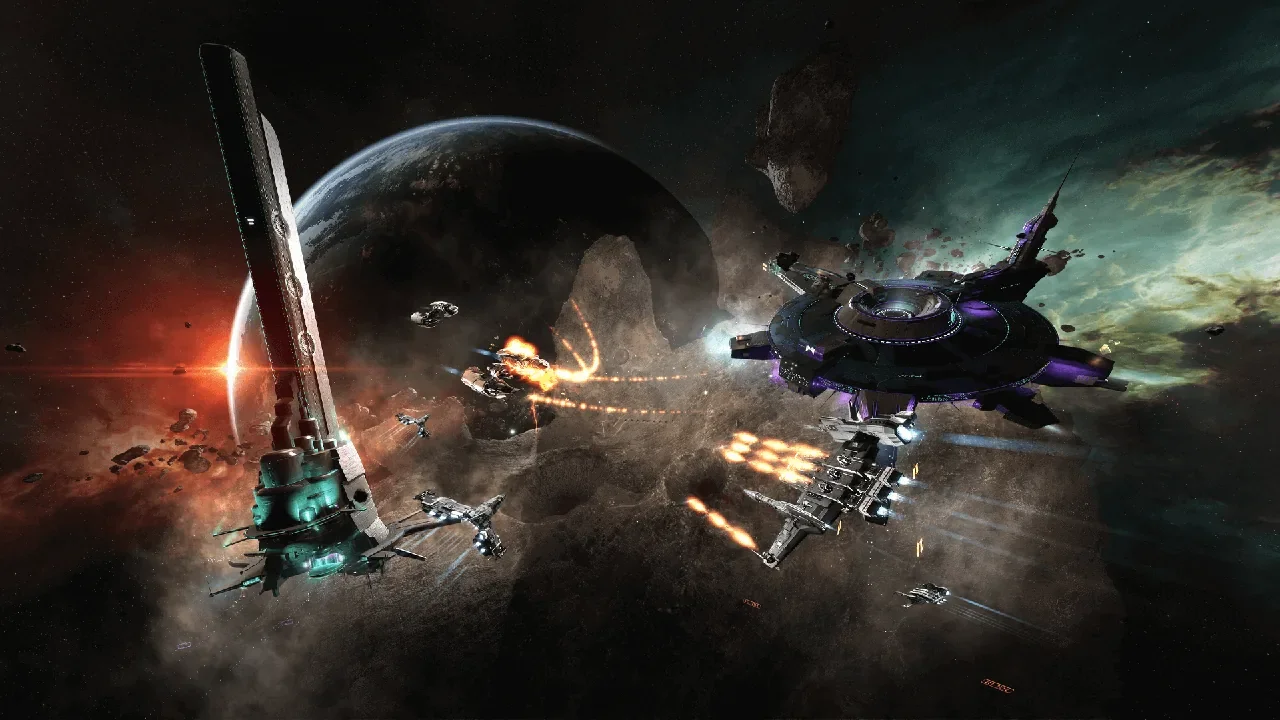 Scène de bataille spatiale 7